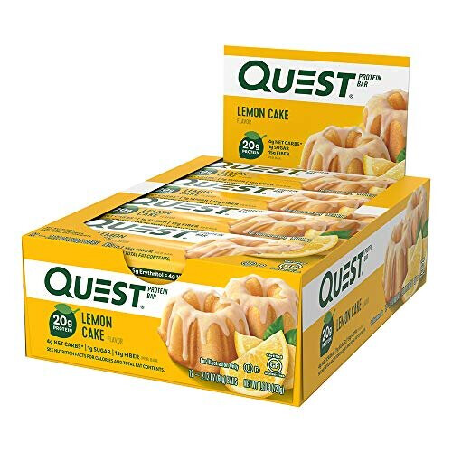 New Quest Nutrition Lemon Cake Bar, 12 Count 1