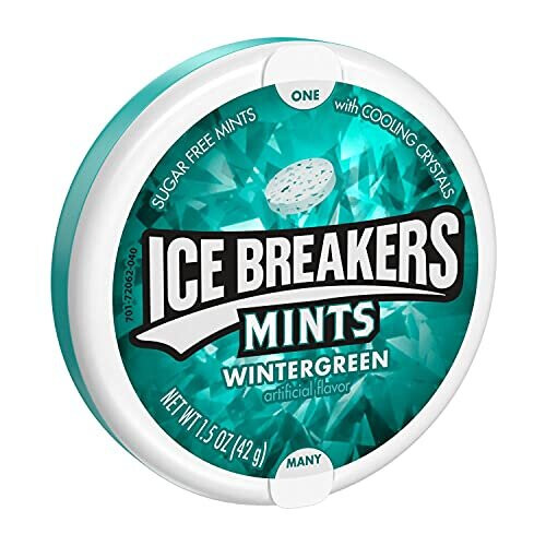 ICE BREAKERS Mints, 1.5oz, Wintergreen