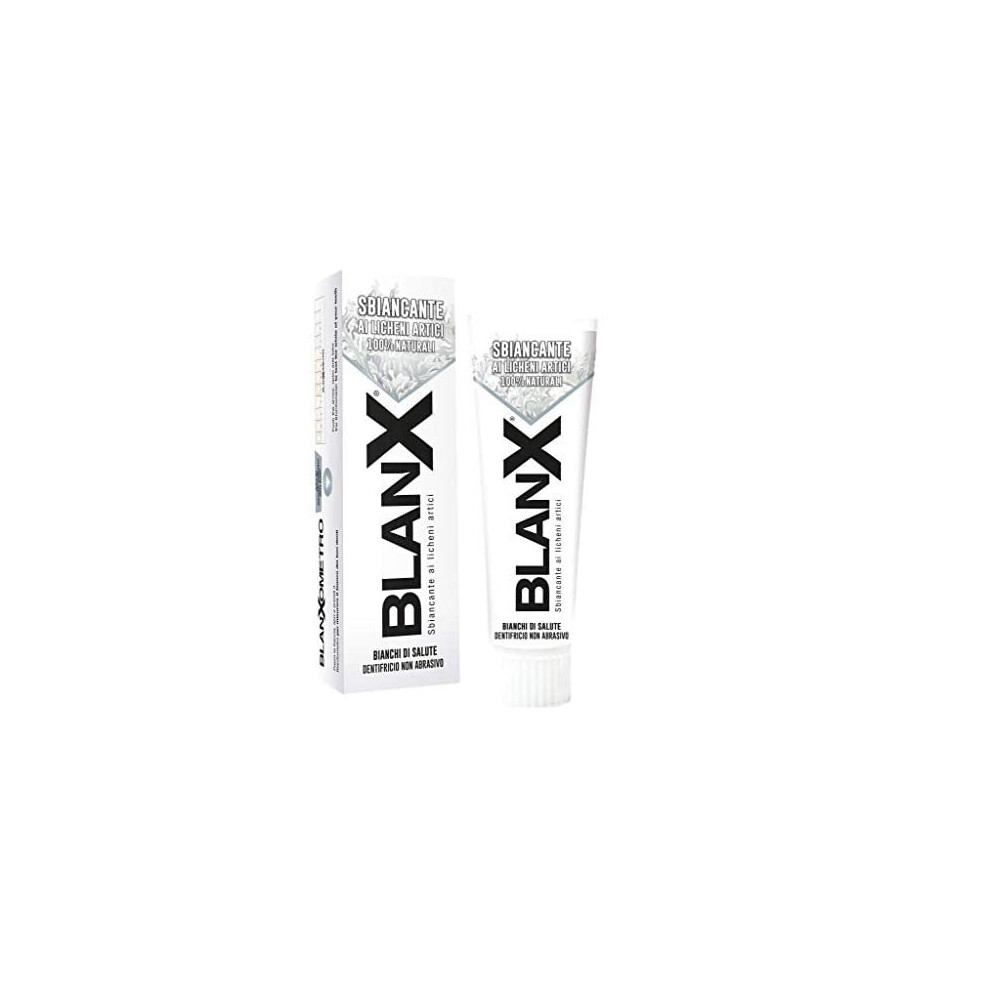 BlanX: Whitening Toothpaste with Arctic Lichens * 2.54 Fluid Ounces (75ml) Tube * [ Italian Import ]