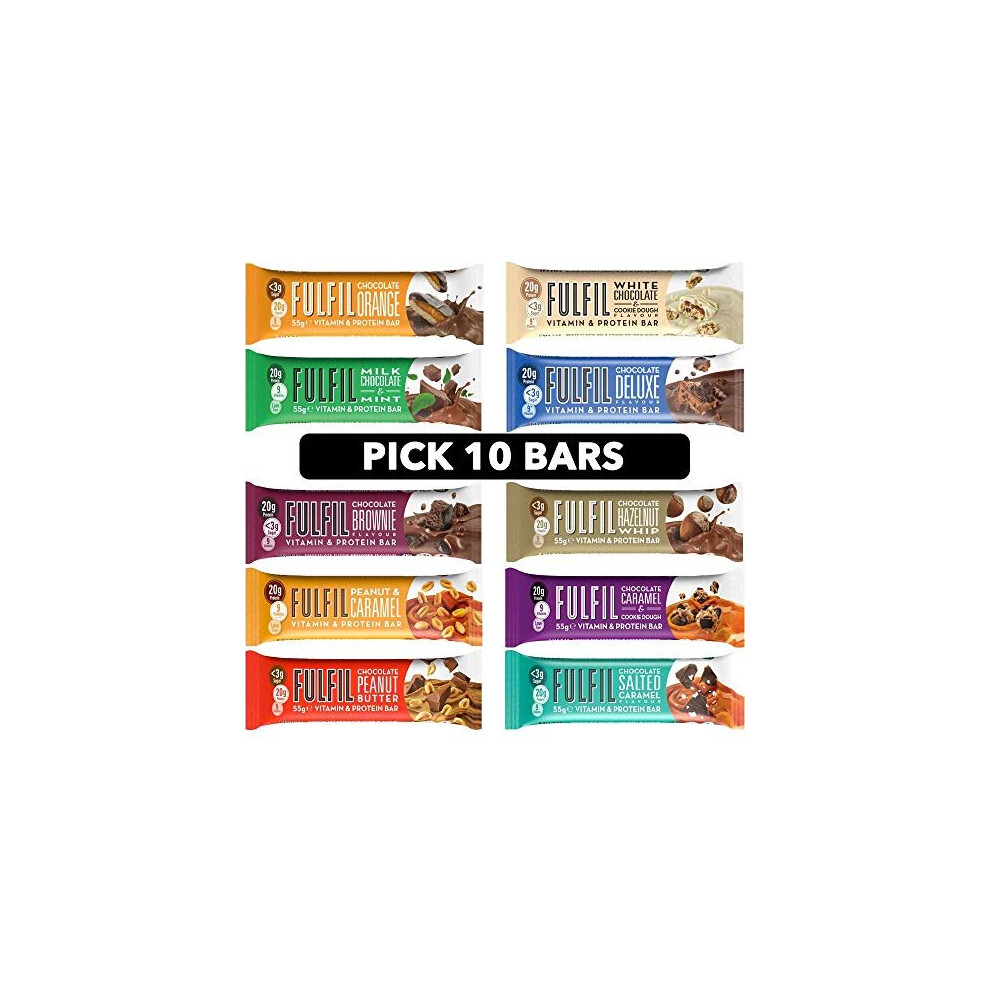 Protein Bar Fulfil 55G - Pick Any 10 Flavours