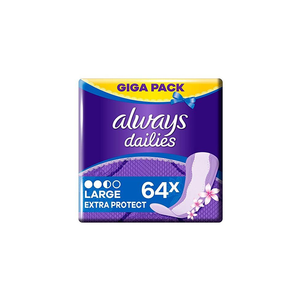 Always Extra Protect Large Fresh panty liners 64 pieces