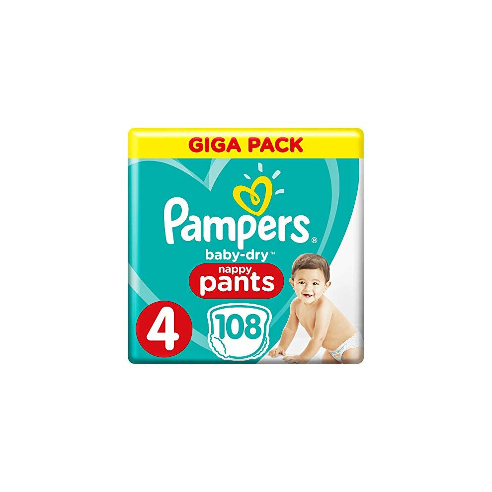 Pampers Baby-Dry Nappy Pants Up to 12 Hours