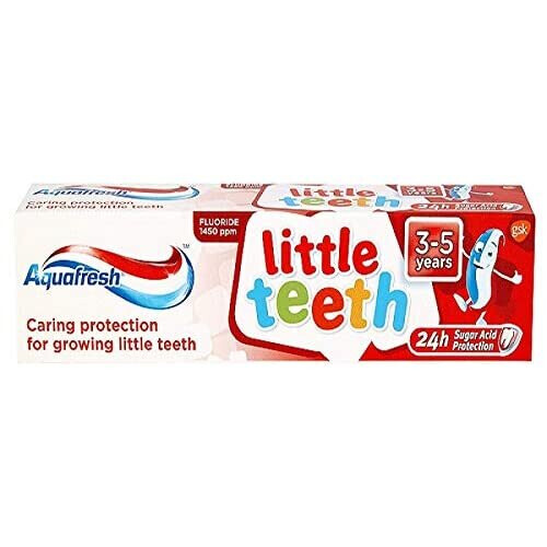 Aquafresh Toothpaste Little Teeth 3-5 Years 50ml (Pack of 6)