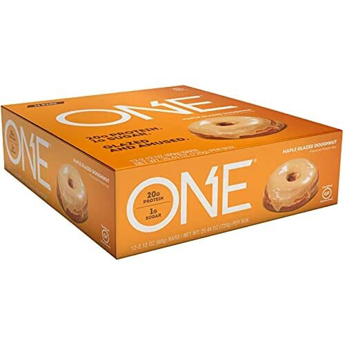 Oh Yeah! One Bar Maple Glazed Doughnut, Pack of 12 1