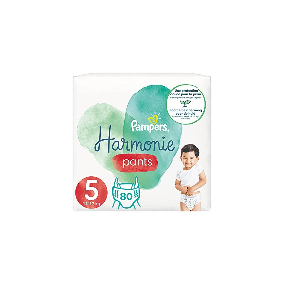 Pampers Harmony Nappy Pants Size 5 12-17 kg Pack of 100 20