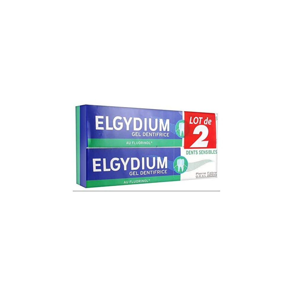Horsemen Elgydium Sensitive Teeth Toothpaste Gel 2 X 75Ml