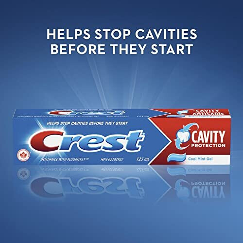 Crest Crest Tandkräm Cavity Protection Cool Mint Gel (6-pack) 1