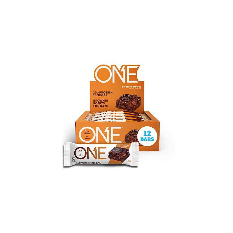 Oh Yeah! Nutrition One Brand One Bar, Chocolate Brownie, 12-Count