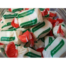 Spearmint Chews - Chewy Mint Sweets, 200g Bag, Fresh Spearmint Flavor