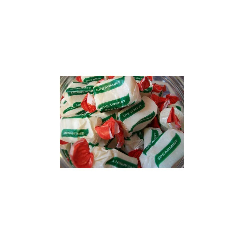 Candy Spearmint Chews - Chewy Mint Sweets, 200G Bag, Fresh Spearmint Flavor