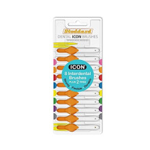 Stoddard Icon Orange Standard Interdental Brush - 8 Bush Plus 2 Free Brush in 1 Pack