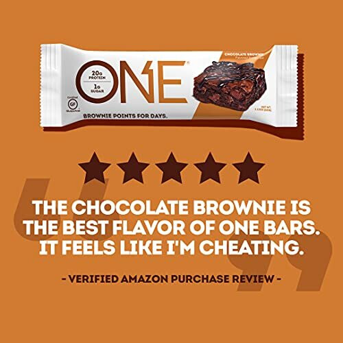 One Brand One Bar, Chocolate Brownie, 12-Count 1