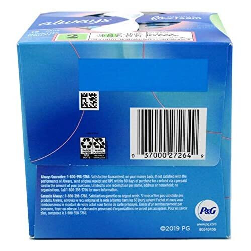 Always Always Pads Size 2 Infinity With Flex Foam 16 Count Heavy Flow (2 Pack) 1