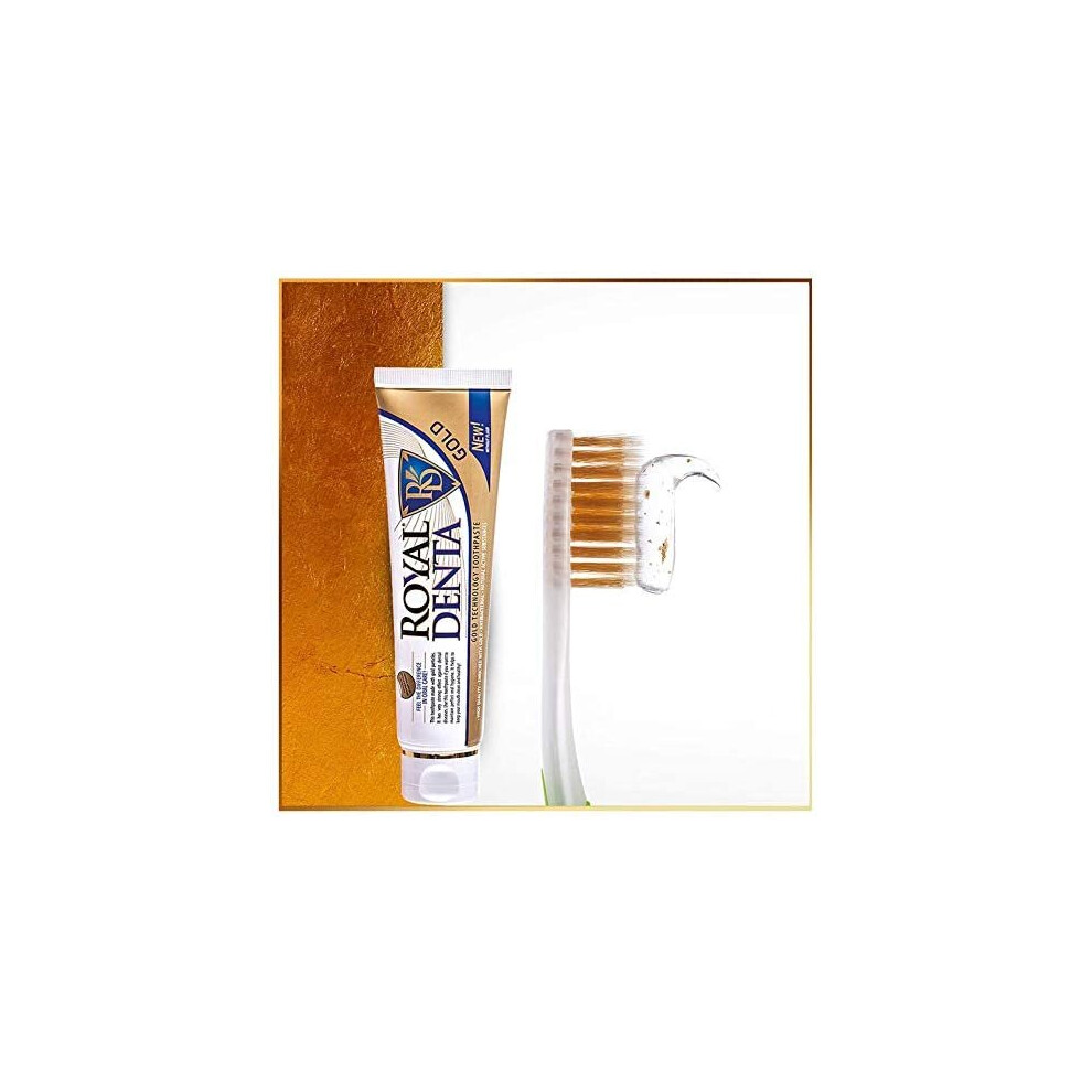 Royal Denta Gold Natural Fluoride-Free Remineralizing And Regenerative Toothpaste, With Pure 130G