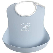 BABYBJÖRN Baby Bib, 1-Pack, Powder Blue