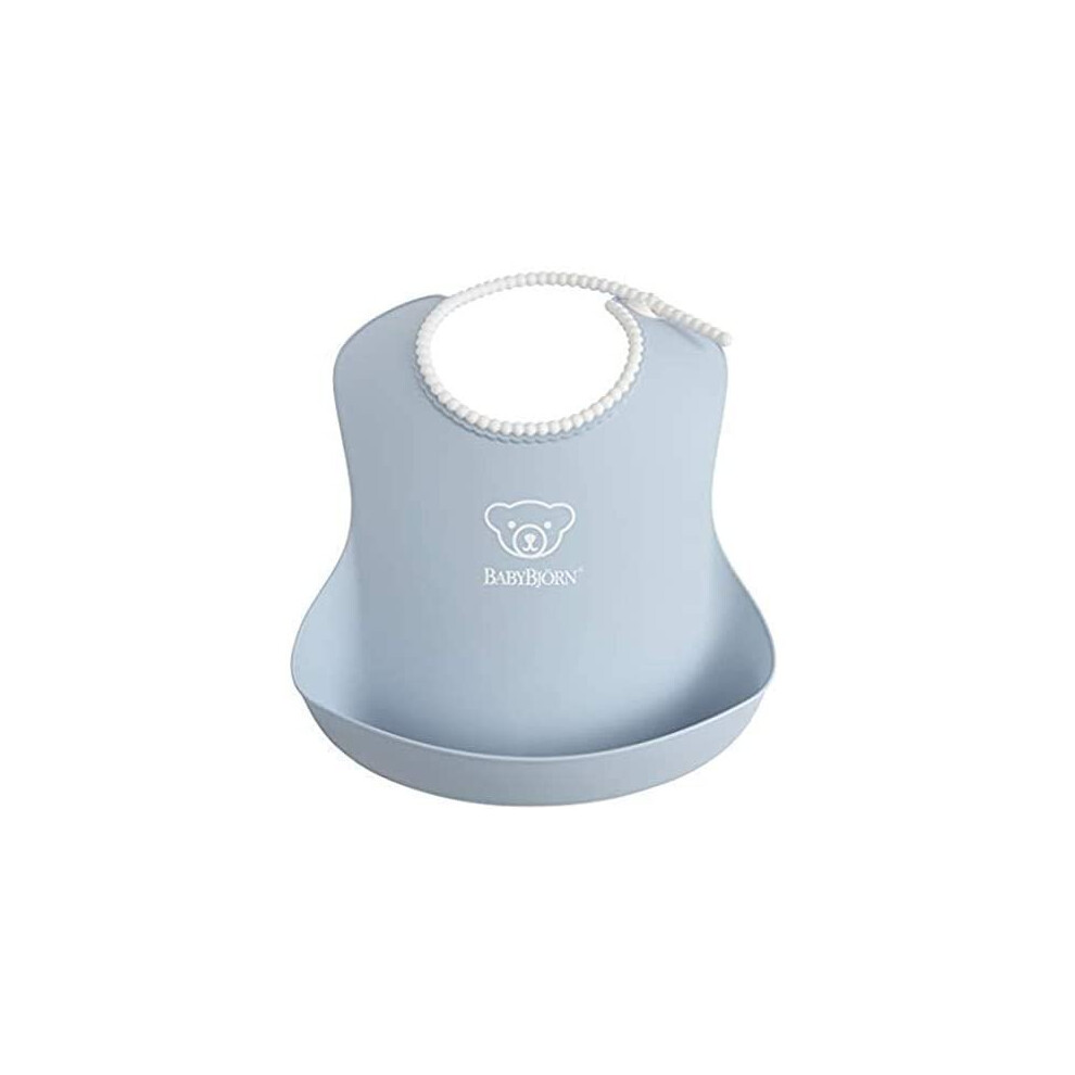 BABYBJÃRN Baby Bib, 1-Pack, Powder Blue