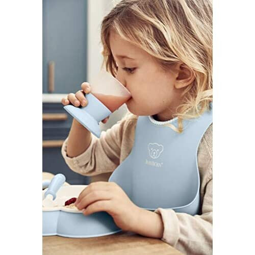 BABYBJÖRN BABYBJÖRN Baby Bib, 1-Pack, Powder Blue 1
