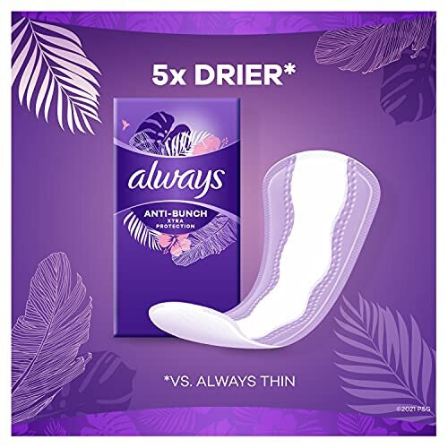 Always Always Dailies Extra Protection Long Liners, 92Count 2