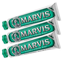 Marvis Toothpaste Classic Strong Mint 85ml, 3er Pack (3 x 85ml)