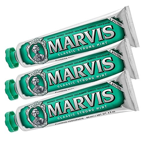 Marvis Marvis Toothpaste Classic Strong Mint 85ml, 3er Pack (3 x 85ml)