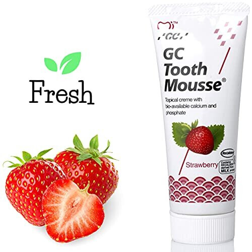 Gc GC Tooth Mousse Toothpaste 35ml Strawberry, Pack of 2 (2X 35ml) 1