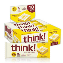 Think !, Hochprotein-Riegel, Zitronenfreude, 10 Riegel, je 2,1 oz (60 g)