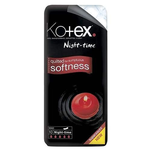 Kotex Maxi Night-Time - 10 Pads