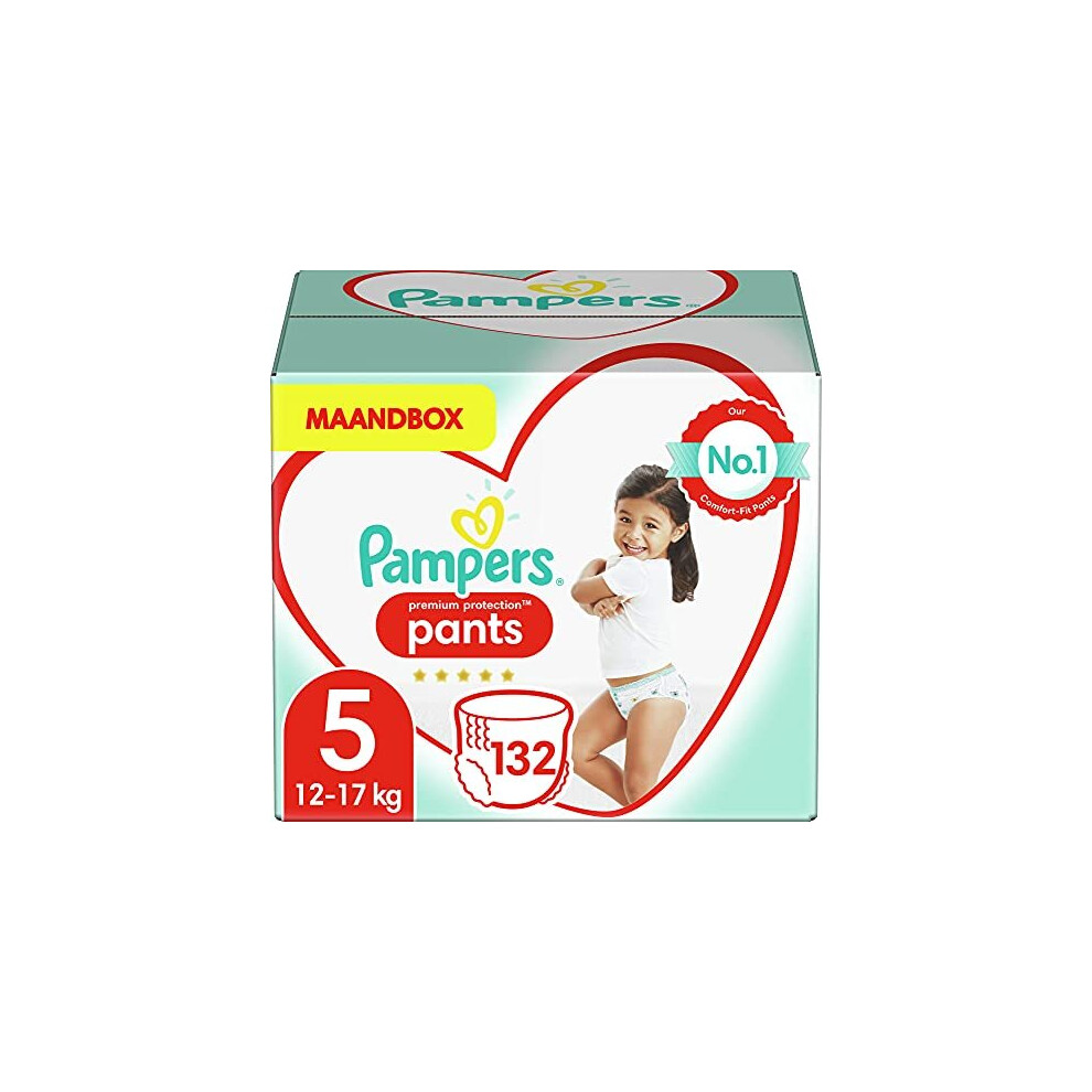 Premium Protection Pampers Pants Size 5 132 Nappies One Month Box