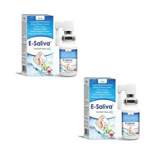 E-Saliva Dry Mouth Spray, Artificial Saliva, Oral Hydration, Oral Comfort - Duo