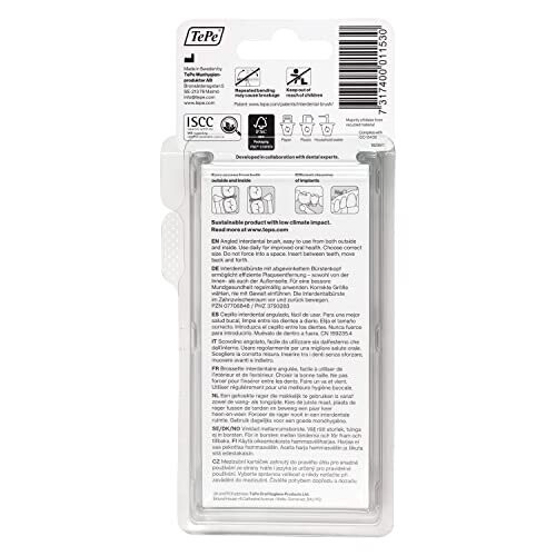 Tepe Tepe Angled 0.5mm Red Interdental Brushes - Pack of 6 1