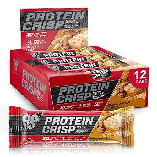 BSN Protein Crisp 12 Bars Peanut Butter Crunch