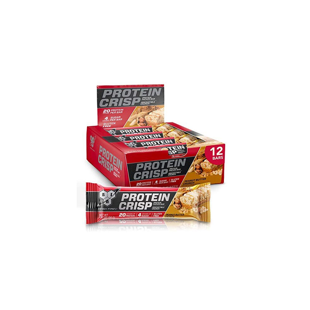 Protein Crisp 12 Bars Peanut Butter Crunch