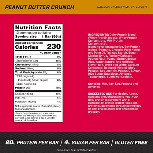 BSN Protein Crisp 12 Bars Peanut Butter Crunch 1