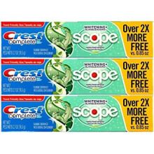 Crest Complete Multi-Beefit Whitening + Scope Minty Fresh Flavor -hammastahna 2,7 unssia 3 kappaletta