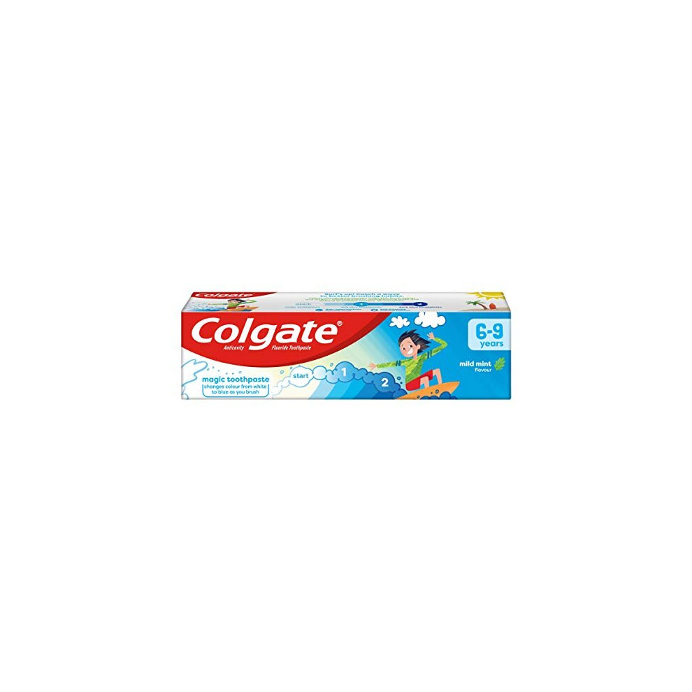 Colgate Mild Mint Flavour Kids Toothpaste 6-9 Years 75ml