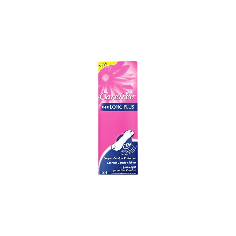 Carefree Panty Liners Maxi Long Plus 24