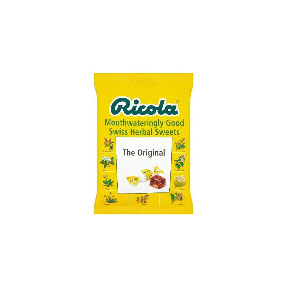 Ricola Original Swiss Herb Drops 70 g (Pack of 12)