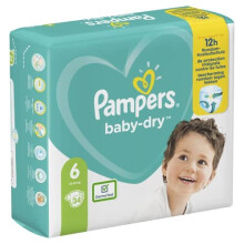 Pampers Baby-Dry Size 6 Nappies up to 12 Hours of Protection 13-18 kg