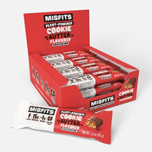 Misfits Vegan Protein Bar, Speculoos, Plant Based Chocolate Protein Bar, High Protein, Low Sugar, Low Carb, Gluten Free, Dairy Free, 12 Pack