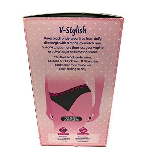 Bodyform Dailies Style 28 Black Liners Multipack Bundle 2 Pack (56 Panty Liners) 1