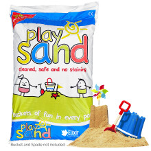 (1) Play Sand | Natural, Washed & Graded Children's Play Pit Sand | 25kg Bag | Quantities 1 - 40