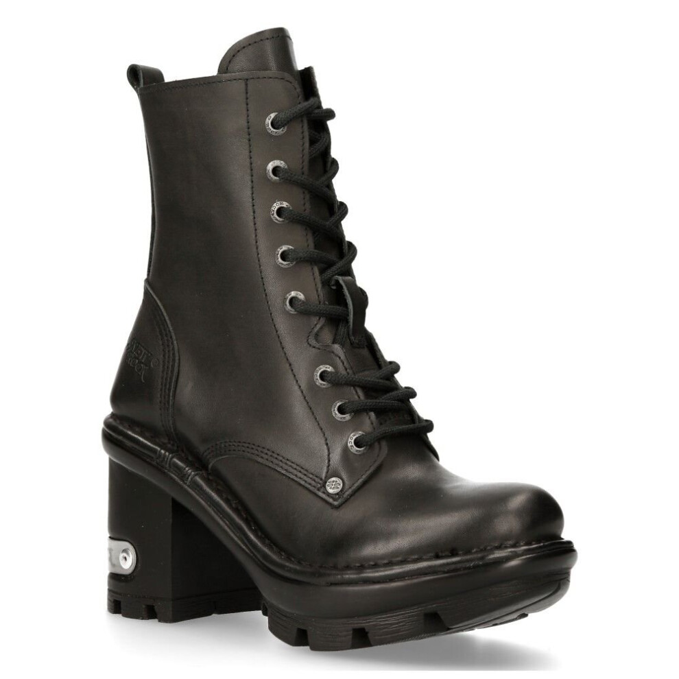 (37) NEW ROCK NEOTYRE07X-S1 Black Wild Biker Shoes