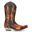 New Rock (41) New Rock 7921-S2 Black Red Flame Leather Boots 3