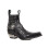 New Rock (46) New Rock 7950-S9 Blck Ankle Boots Skull Stud Metal 1