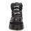 New Rock (42) NEW ROCK 106-S29 Metallic Black Leathr Biker Boots 2