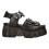 New Rock (43) New Rock M-BIOS101-C2 Metallic Black Leathr Sandal 3