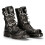 New Rock (41) New Rock 727-S1 Black Spiked Gothic Mid Calf Boots 2