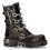 New Rock (41) New Rock 727-S1 Black Spiked Gothic Mid Calf Boots 3
