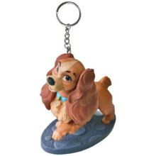 Lady & Tramp LADY Dog Key Ring Dangler Ornament PVC Figure