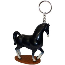 Mulan Khan Black Horse 5 PVC Key Ring Keychain Ornament Figure